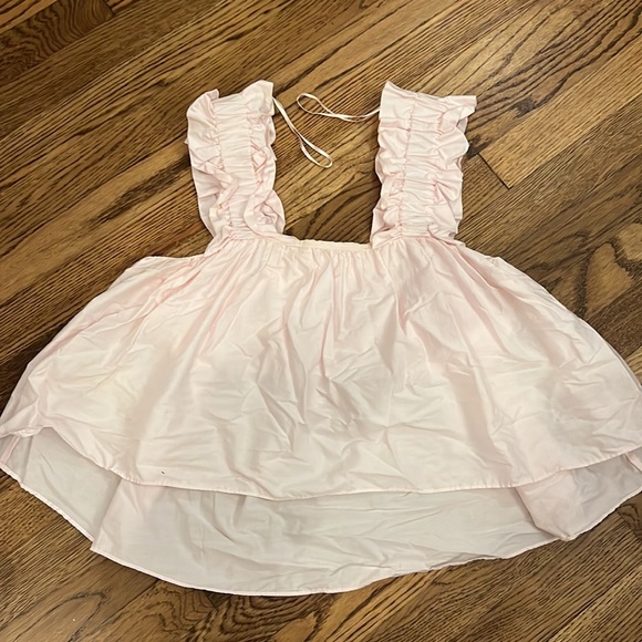 ZARA cropped pink tank top - Picture 2 of 4